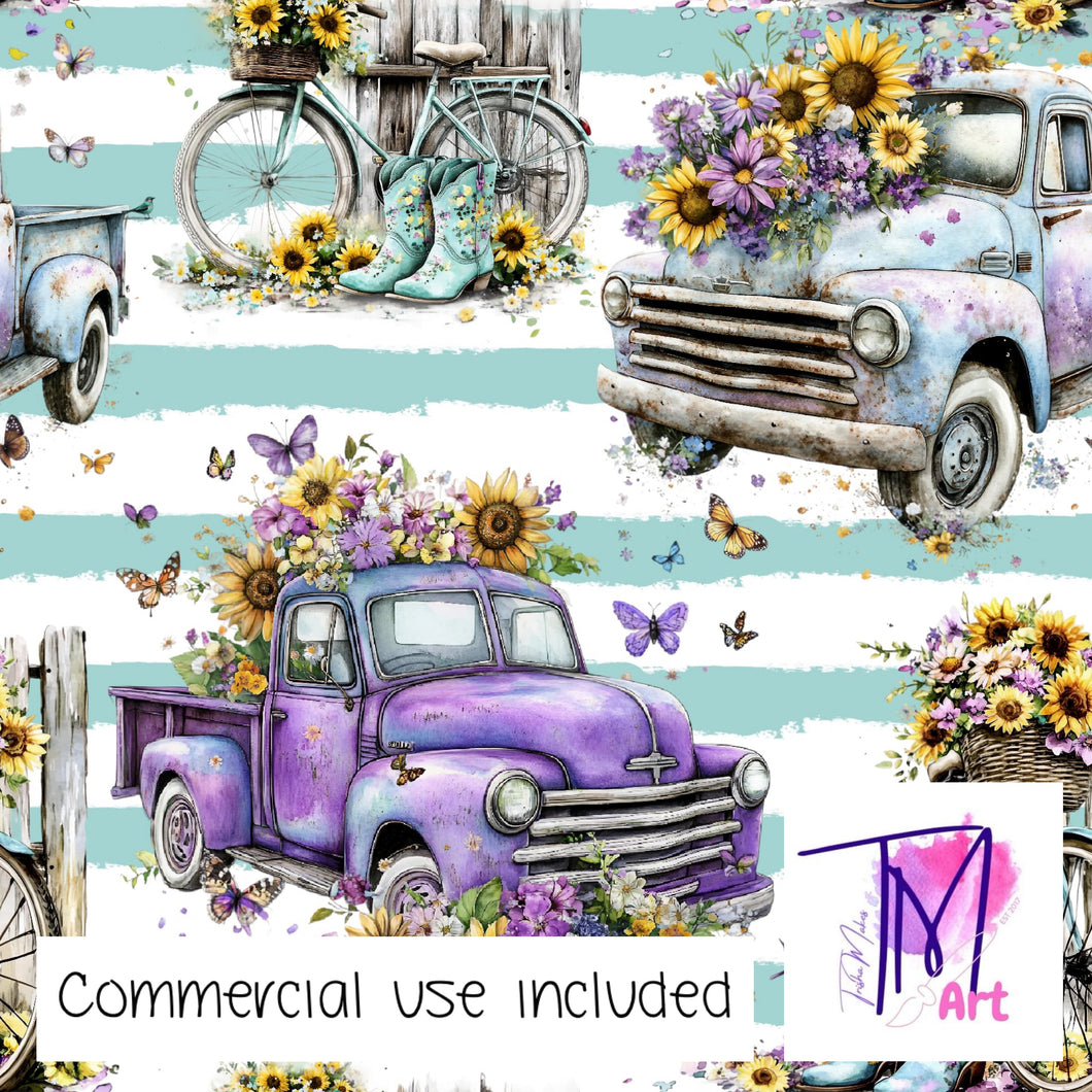 382 - Spring Trucks Aqua (UNLIMITED)