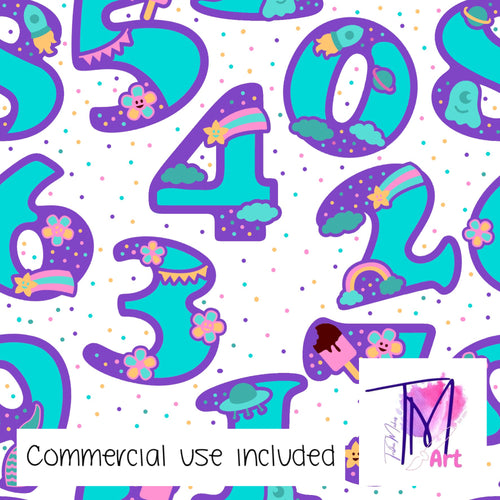 290 - Polkadot Numbers (UNLIMITED)