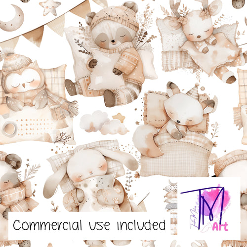 399 - Sleeping Woodland Animals (UNLIMITED)