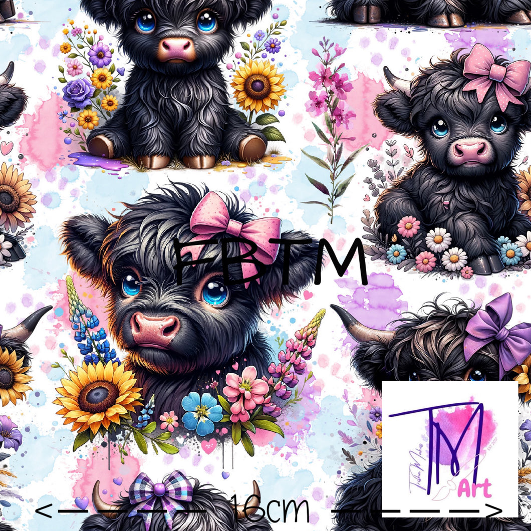 THEME #33 - Exclusive Black Highland Cows