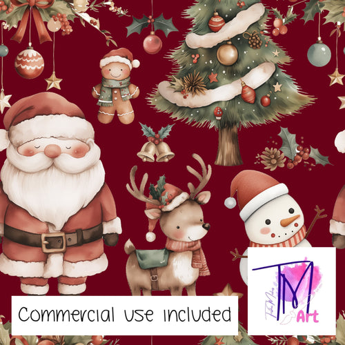 417 - Muted Christmas Red (UNLIMITED)