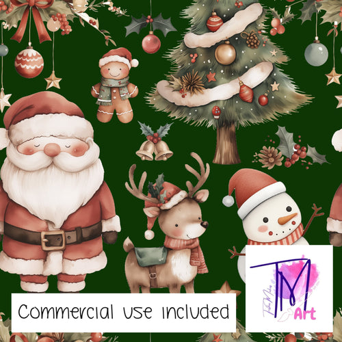 418 - Muted Christmas Green (UNLIMITED)