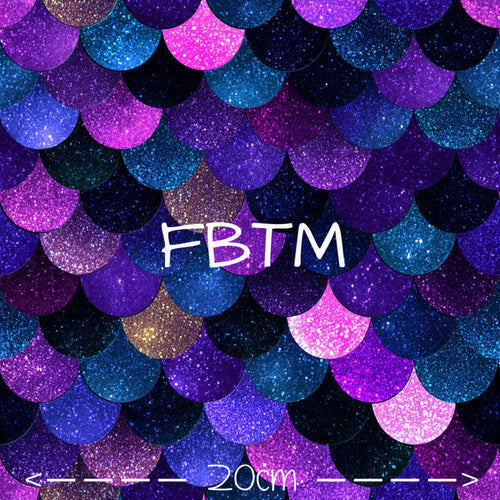 ROUND 62 - Glitter Mermaid Scales
