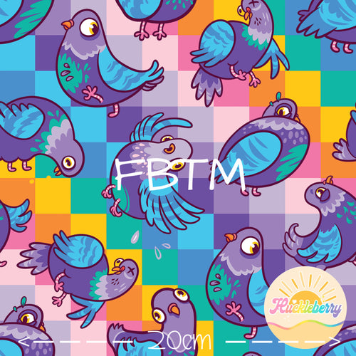 ROUND 63 - HBD Rainbow Pigeons