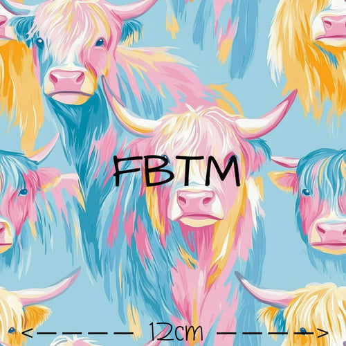 ROUND 64 - Pastel Highland Cows