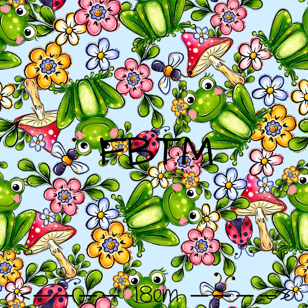 ROUND 64 - Froggy Friends Blue