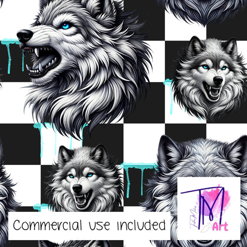 421 - Checker Wolves (UNLIMITED)