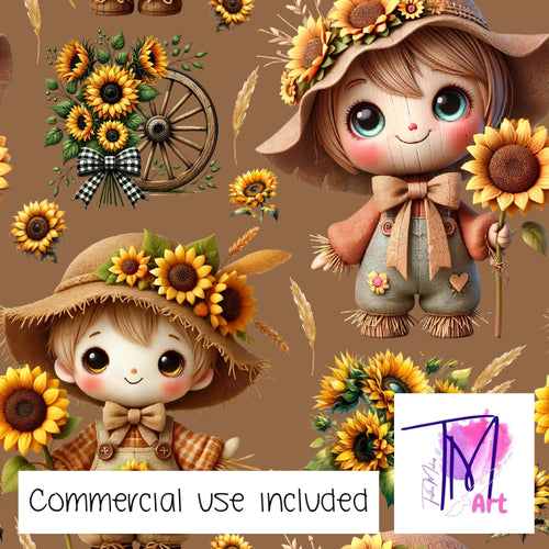 346 - Scarecrow Kids Brown (UNLIMITED)