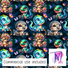 Load image into Gallery viewer, 352 - Dino&#39;s &amp; Butterflies Smudge Background (UNLIMITED)