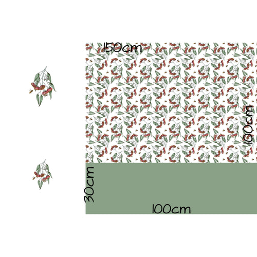 ROUND 64 - 1m Pollinating Eucalyptus Panel