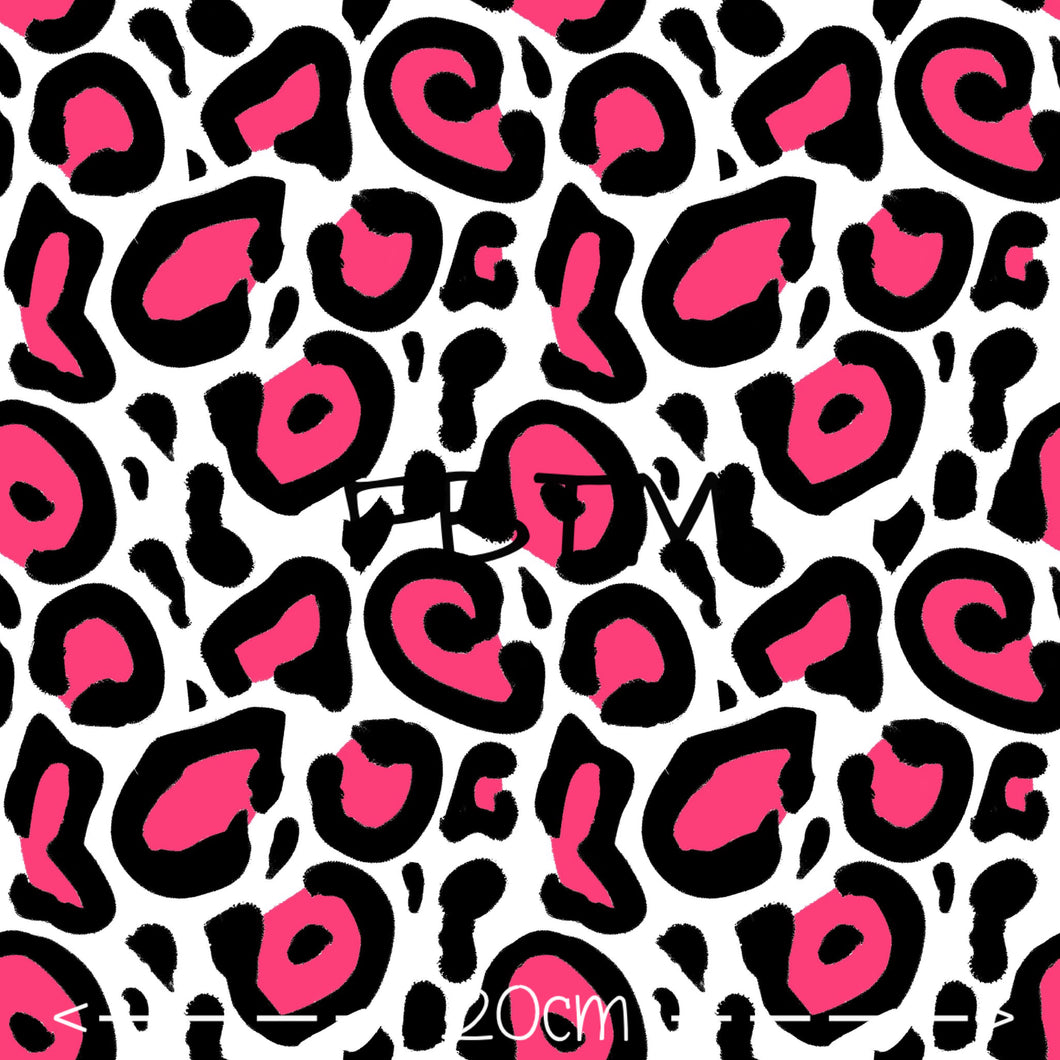 ROUND 64 - Pink Safari Print