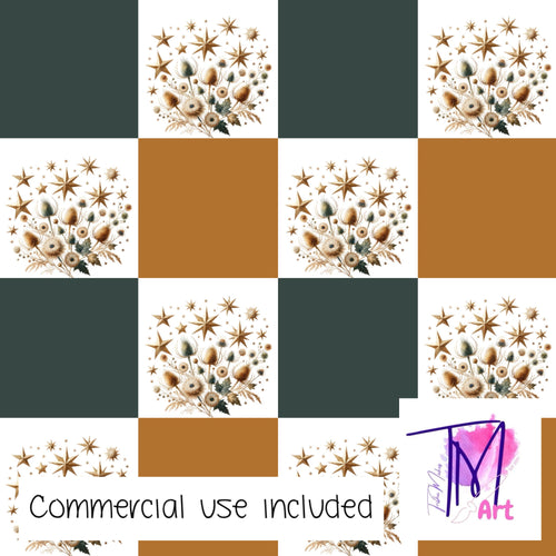 431 - Star Bouquet Checkers  (UNLIMITED)