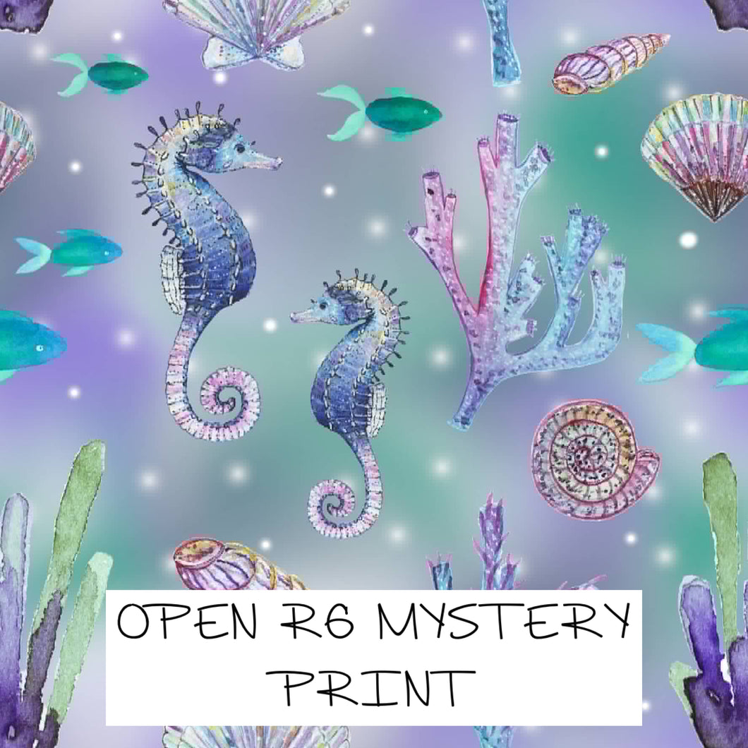 Exclusive Open Round 6 Mystery Print Seahorse Wishes (TWILL)