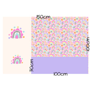 THEME 24 - Pastel Rainbow 1m Panel