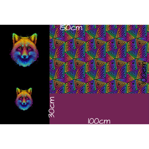 THEME 24 - Neon Fox 1m Panel