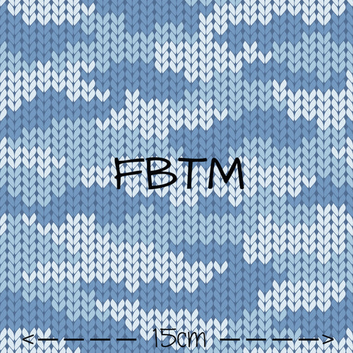 THEME 23 - Blue Knit Texture