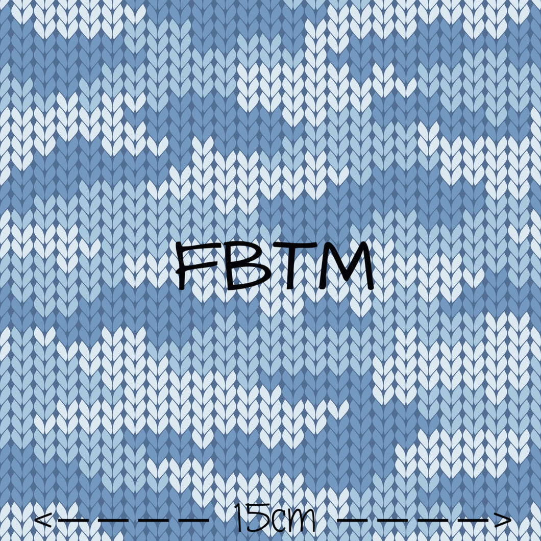 THEME 23 - Blue Knit Texture