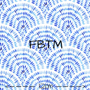 THEME 23 - Textured Rainbow Blue