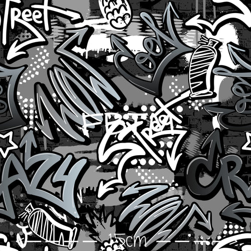 THEME ROUND 19 - Monochrome Graffiti