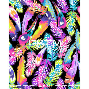 THEME ROUND #17 - Neon Feathers