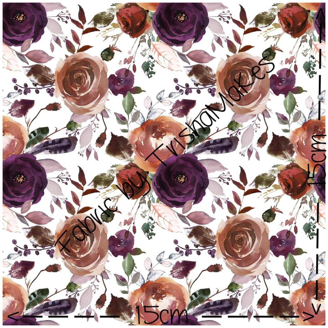 ROUND 4 - Boho Plum Floral
