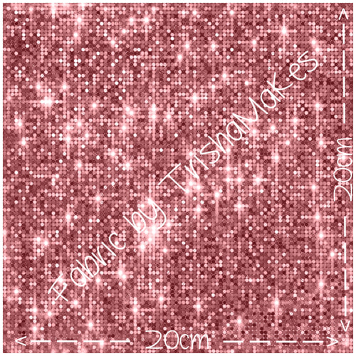 THEME ROUND 2 - Dusty Pink Disco Sequins