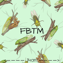 Load image into Gallery viewer, EXCLUSIVE ROUND 27 - Carter the Cicada on Green PUL