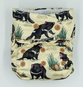 ROUND 17 - Exclusive Tassie Devil Tess on Yellow (PUL)