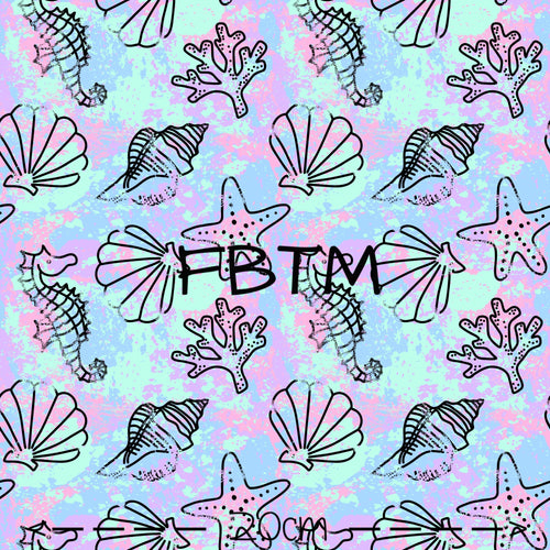 ROUND 33 - Pastel Seahorses