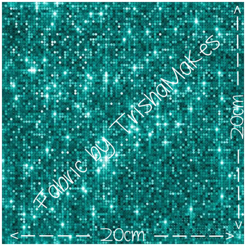 THEME ROUND 2 - Aqua Disco Sequins