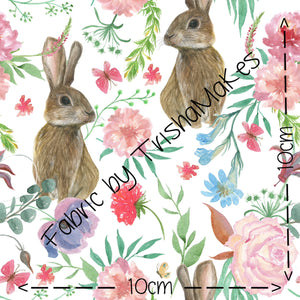 THEME ROUND 12 - Flower Bunny (PUL ONLY)