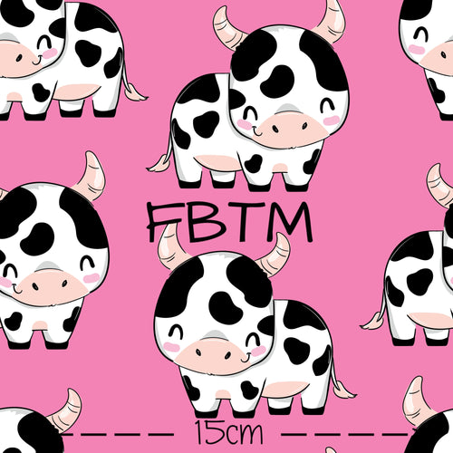 Cow Fabric, cotton fabric, cute cows