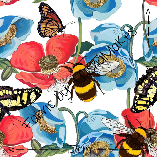 THEME ROUND 14 - Bees on my Poppies