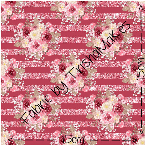 THEME ROUND 2 - Red Rosie on Stripes