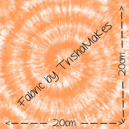 THEME #5 - Orange Tie Dye