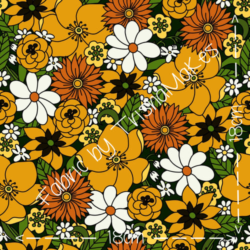 ROUND 18 - Mustard Florals