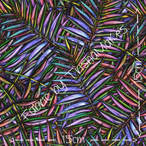 THEME ROUND #9 - Stained Glass Palm Leaves