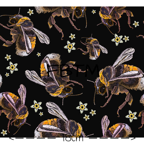 ROUND 27 - Embroidered Bees