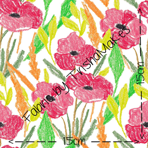 ROUND 15 - Crayon Poppies