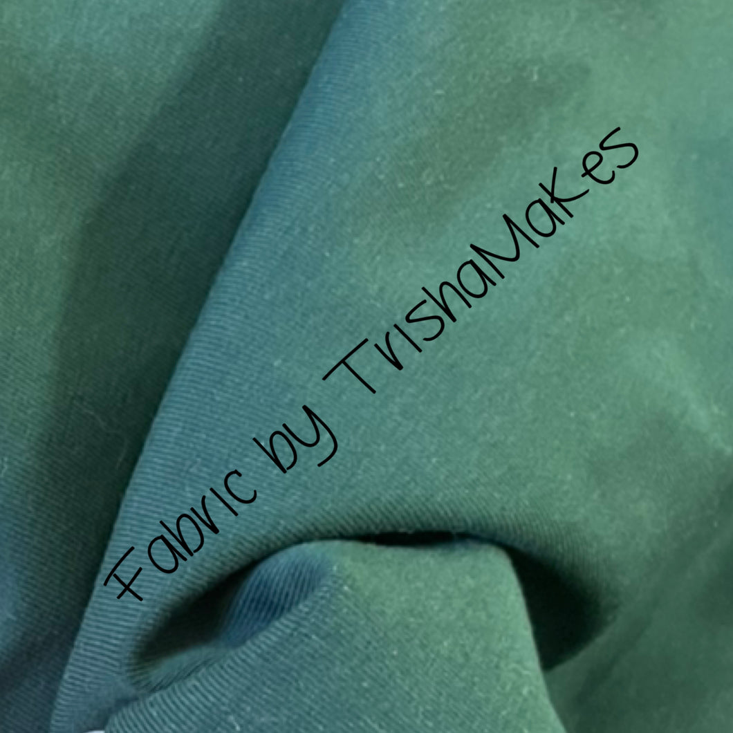 SOLID Cotton Lycra - Forest Green (half metre)
