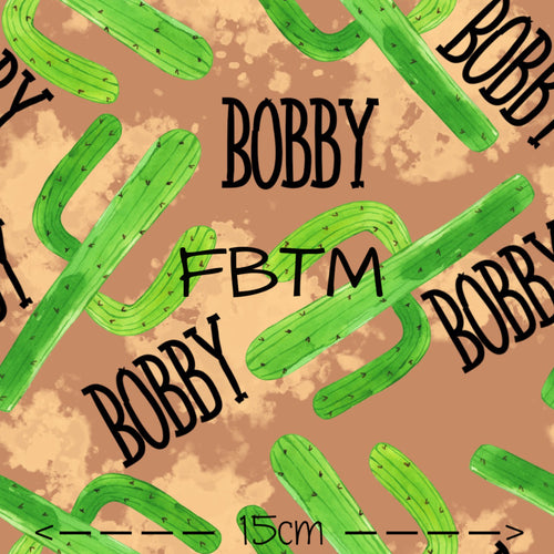 THEME #25 -  Personalised Name Prints Western Cactus