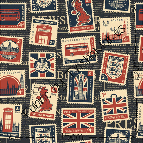 THEME ROUND 11 - United Kingdom (Stamps)