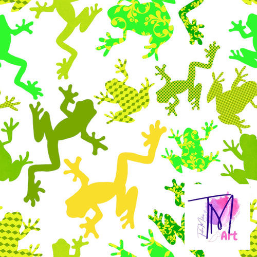 017 Neon Frogs - Seamless Pattern (UNLIMITED)