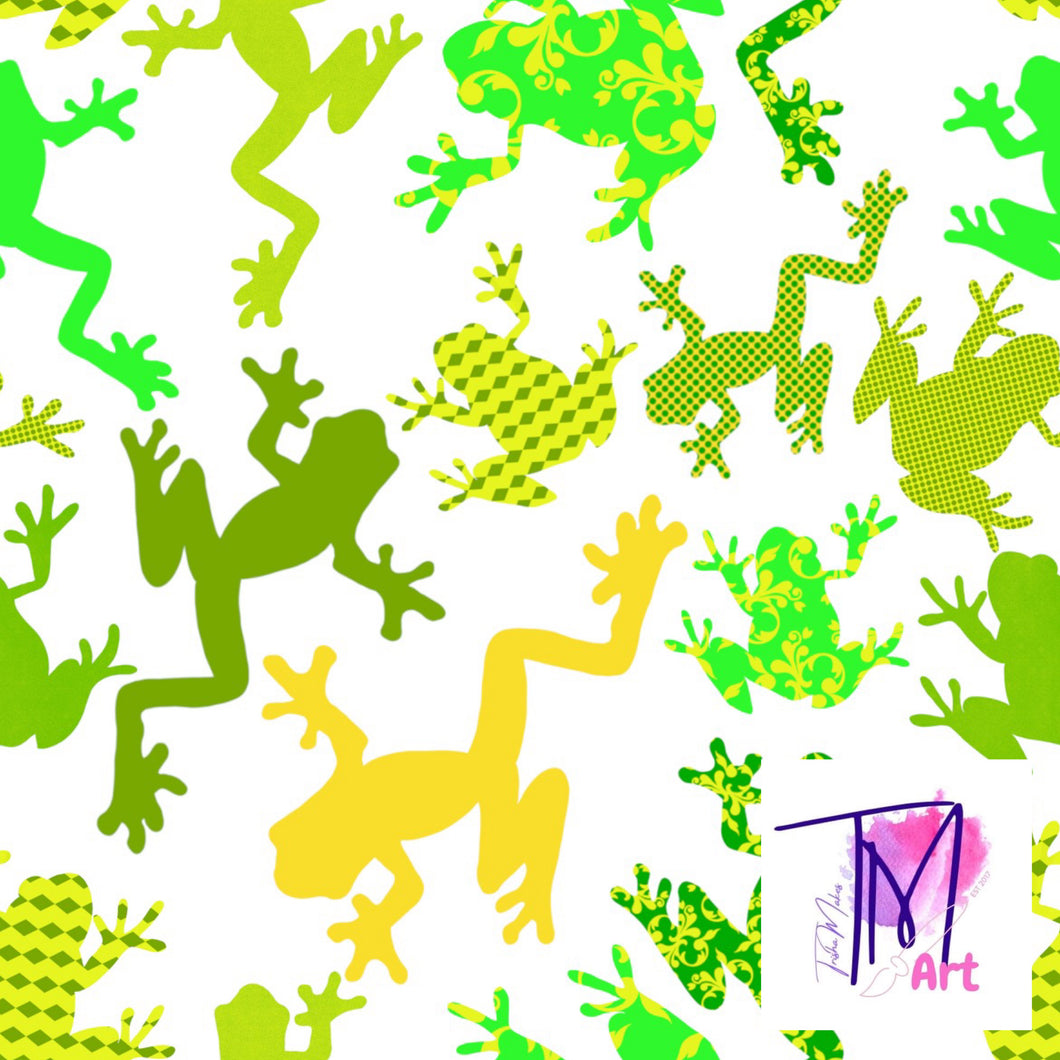 017 Neon Frogs - Seamless Pattern (UNLIMITED)