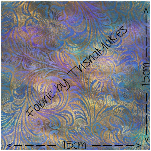 ROUND 16 - Textured Peacock