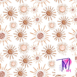 015 Boho Suns - Seamless Pattern (UNLIMITED)