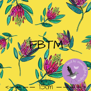 ROUND 28 - Exclusive Painted Protea on Yellow (PUL)