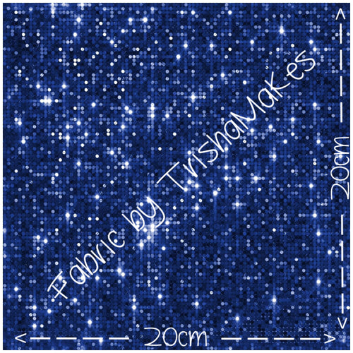 THEME ROUND 2 - Royal Blue Disco Sequins