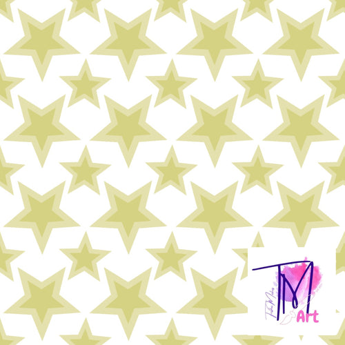 026 Yellow Stars - Seamless Pattern (UNLIMITED)