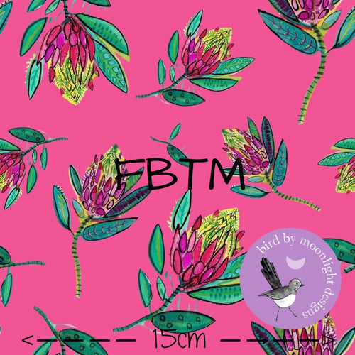 ROUND 28 - Exclusive Painted Protea on Pink